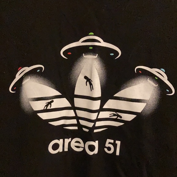 Pamplings AREA 51 black unisex T-shirt size M - Picture 2 of 6